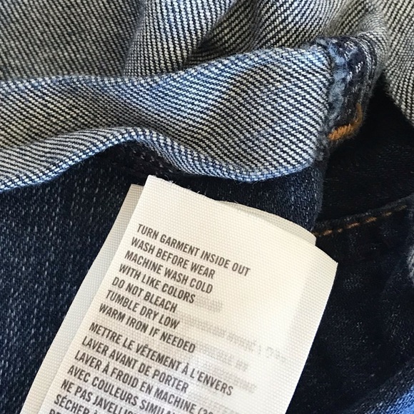 Hollister Blue Jean Denim Shorts Size 0 / W24 - Picture 8 of 10